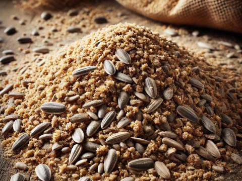 Extrahált napraforgódara Extrahált napraforgódara