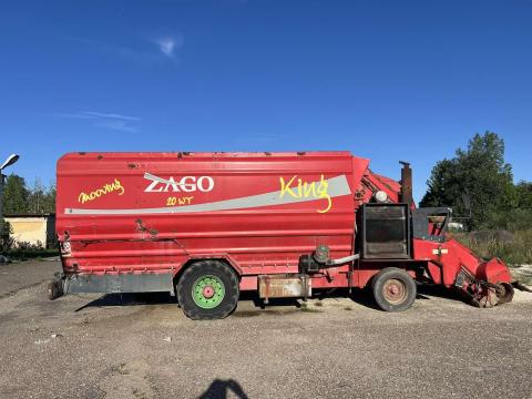 20 M3 ZAGO KING FEEDER MOVING ÖNJÁRÓ TAKARMÁNYKEVERŐ ÉS KIOSZTÓ KOCSI 20 M3 ZAGO KING FEEDER MOVING ÖNJÁRÓ TAKARMÁNYKEVERŐ ÉS KIOSZTÓ KOCSI