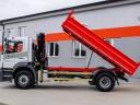 Mercedes - Benz AXOR 1829 - Billenőplatós - Darugémes teherautó EURO 4