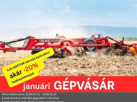 GÉPVÁSÁR -20% I ILGI RAPTOR I Nehézkultivátor I Tárcsás kultivátor I 3-4 méter GÉPVÁSÁR -20% I ILGI RAPTOR I Nehézkultivátor I Tárcsás kultivátor I 3-4 méter