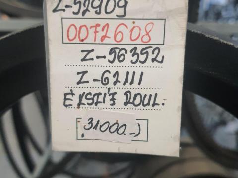 Z52909,  Z56352,  Z62111 John Deere ékszíjak Z52909,  Z56352,  Z62111 John Deere ékszíjak