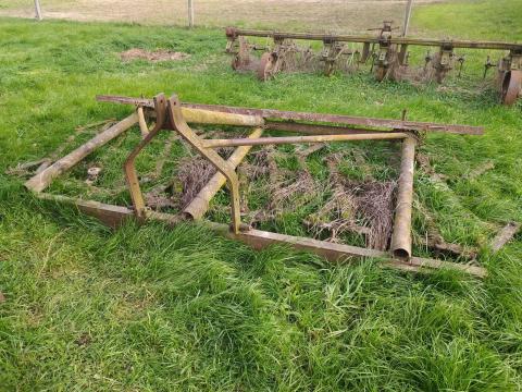 Fogas (nehéz) borona 3,6m fix váz+ simítólap