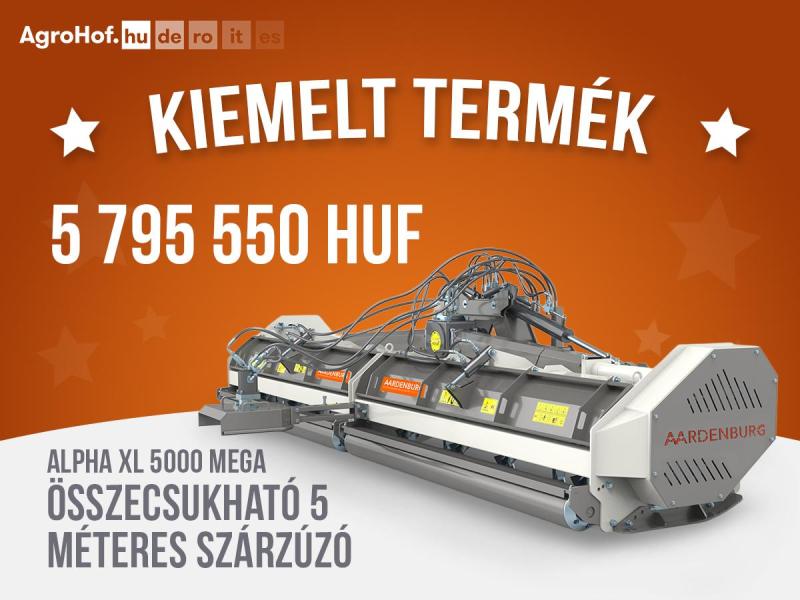 Kiemelt! Szárzúzó 5 m (összecsukható) / Alpha XL MEGA - 0 % THM