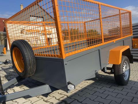 Új erős utánfutó (150x300 cm) 1500 KG fékes *Más méretekben is* Új erős utánfutó (150x300 cm) 1500 KG fékes *Más méretekben is*