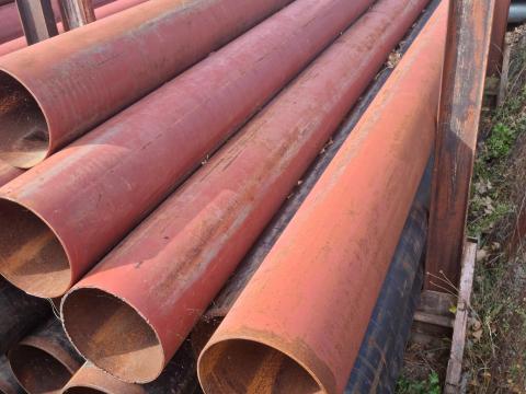 324x5 mm-7, 5 mm-ig acélcső,  elfekvő készlet (ÚJ) 6 m/szál,  NEM ÚJ ÁRON -47% kedvezménnyel