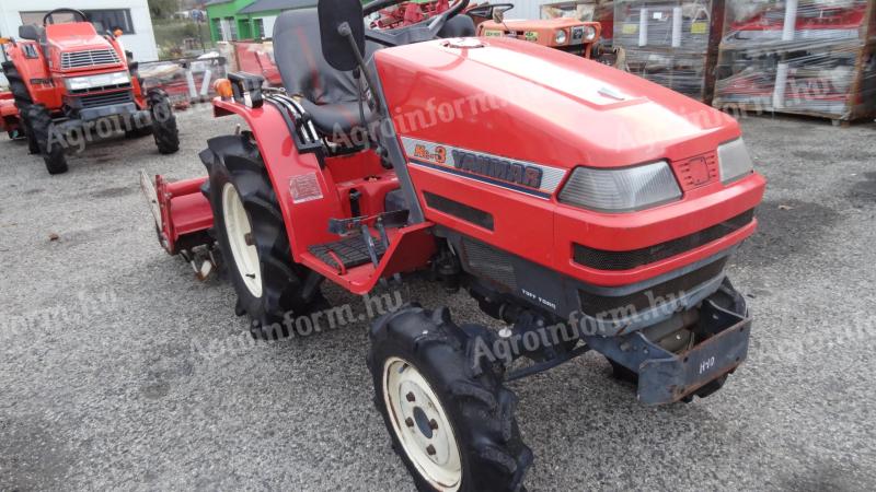 Yanmar KE-3 japán kistraktor mulcsozóval