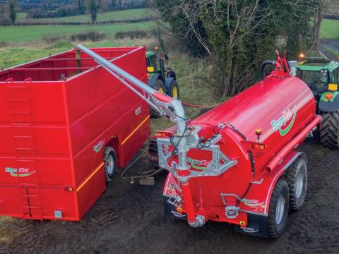 SlurryKat hígtrágya konténer,  puffer tároló SlurryKat hígtrágya konténer,  puffer tároló
