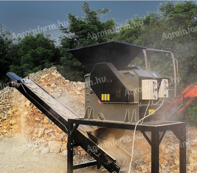 Olasz CM pofás betontörő,  zúzómalom,  törőgép CR600
