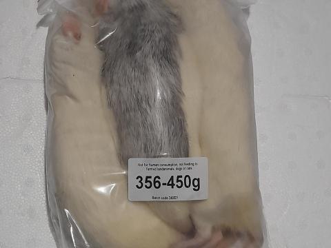 Fagyasztott patkány XXL - 400 gramm Fagyasztott patkány XXL - 400 gramm