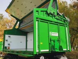 Kröger agroliner HKD 302 S három oldalra billentő pótkocsi