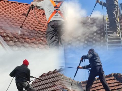 Tető,  térkő és homlokzat tisztítás,  elasztikus tetőfestés Tető,  térkő és homlokzat tisztítás,  elasztikus tetőfestés