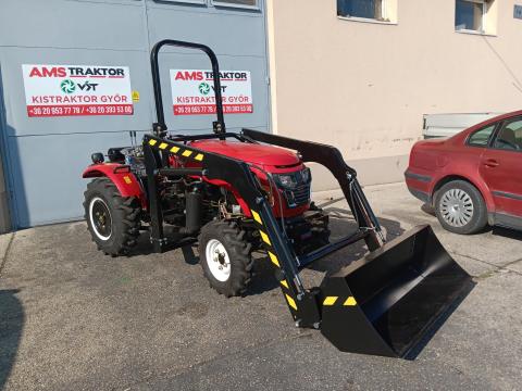 Új ATY-AMS 344 összkerékhajtású,  szervokormányos traktor homlokrakodóval Új ATY-AMS 344 összkerékhajtású,  szervokormányos traktor homlokrakodóval