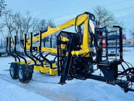 HYDROFAST H9 - ERDÉSZETI KIKÖZELÍTŐ KOCSI - 7 M DARUVAL - BEMUTATÓ VIDEÓVAL - ROYAL TRAKTOR