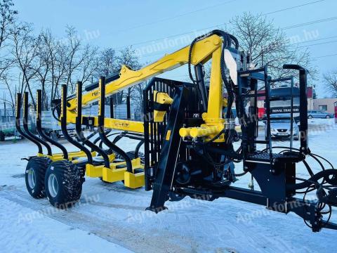 HYDROFAST H9 - ERDÉSZETI KIKÖZELÍTŐ KOCSI - 7 M DARUVAL - BEMUTATÓ VIDEÓVAL - ROYAL TRAKTOR HYDROFAST H9 - ERDÉSZETI KIKÖZELÍTŐ KOCSI - 7 M DARUVAL - BEMUTATÓ VIDEÓVAL - ROYAL TRAKTOR