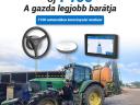 Automata kormányzás John Deere traktorokhoz bázisállomással,  ingyenes hálózati RTK korrekcióval.