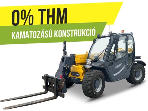 Kompakt teleszkópos rakodógép, kerekes rakodó 74 LE (Manitou, Merlo) / Eurotrac TH25.6 - 0 % THM