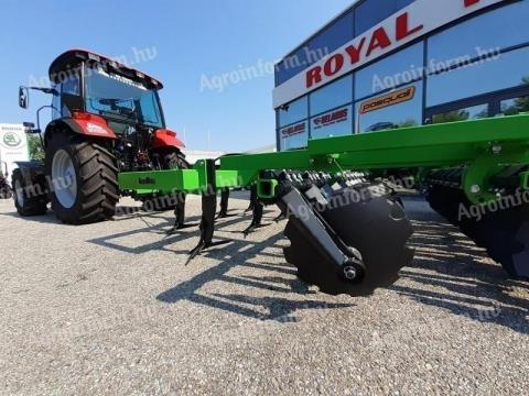 AGRIMETAL 2,8 M VONATOTT GRUBER RÖVIDTÁRCSÁVAL ÉKGYŰRŰS HENGERREL - RAKTÁRKÉSZLETRŐL
