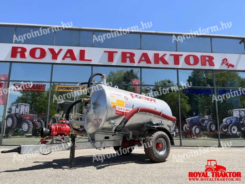 POMOT 3300L SZIPPANTÓ - HÍGTRÁGYASZÓRÓ TARTÁLYKOCSI - ROYAL TRAKTOR