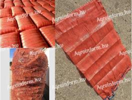 Szájbekötős,  sűrű szövésű ágaprító raschel dreher zsák 60x95 cm - 100 db/csomagtól ágaprító