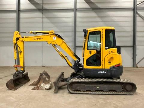 Kubota U48-4 / 2014 / 2900 óra / 3 db kanál / Lízing 20%-tól Kubota U48-4 / 2014 / 2900 óra / 3 db kanál / Lízing 20%-tól