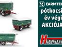 Farmtech pótkocsik tavalyi akciója