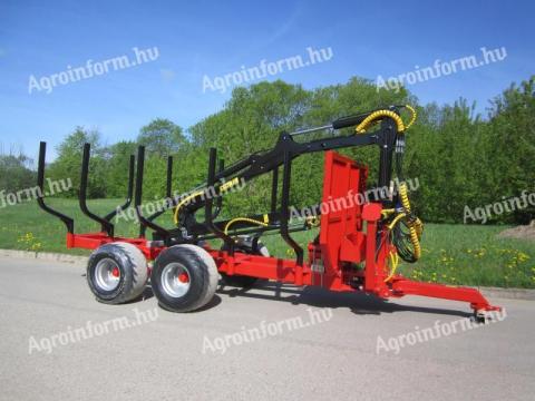 KTS 7 TONNÁS ERDÉSZETI PÓTKOCSI - 5, 4 MÉTERES DARUVAL - ROYAL TRAKTOR KTS 7 TONNÁS ERDÉSZETI PÓTKOCSI - 5, 4 MÉTERES DARUVAL - ROYAL TRAKTOR