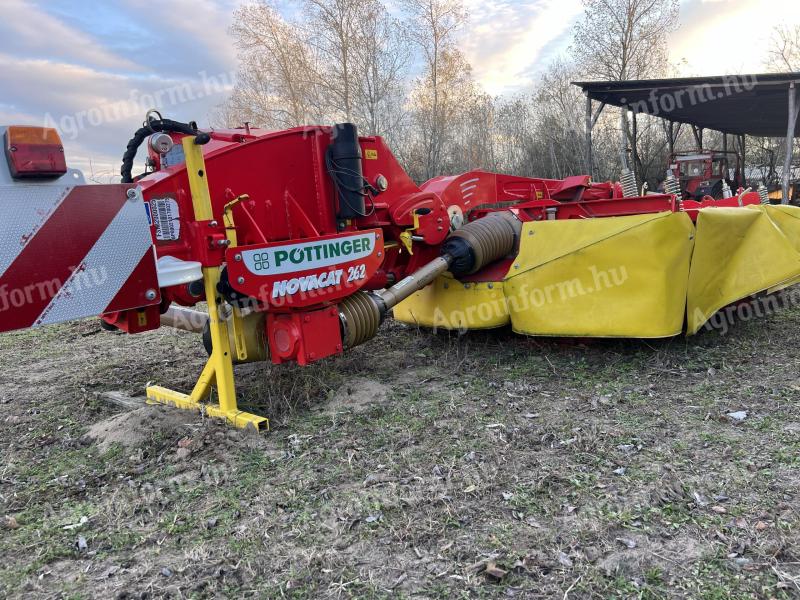 Pöttinger Novacat 262 gumihevederes szársértővel eladó