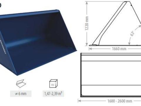 Kolaszewski XLLBC-D200 könnyűanyag kanál Kolaszewski XLLBC-D200 könnyűanyag kanál