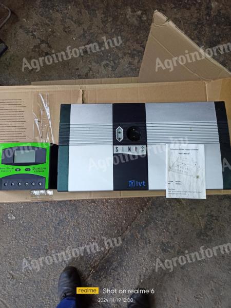 2 db Sinus-Inverter SW2000/12-SY + 2 db Solar LD2450 Solar Controller