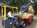Mini törzscsuklós homlokrakodó, önjáró rakodó (max. 700 kg) / Eurotrac W10 - 0 % THM