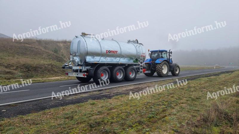 POMOT - 25 000L szippantó és hígtrágyaszóró tartálykocsi - ROYAL TRAKTOR