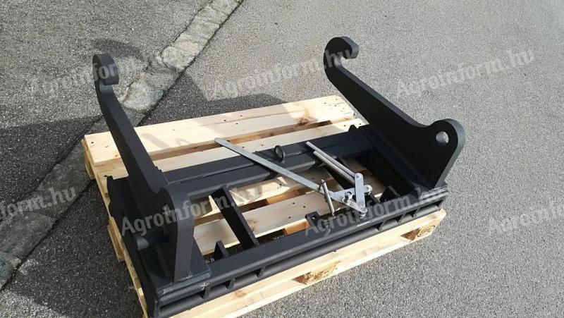 Homlokrakodó váltóadapter / gyorscsatlakozó 3300 kg Kramer 8145 T-hoz AL-ról Euro-ra