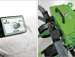 Wizard WZ-G TLT meghajtás nélküli vákuumos precíziós vetőgép WZ-G és WZ-GS