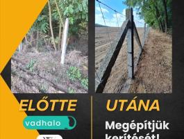 P-Tech vadháló,  kerítéspanelek,  oszlopok és kivitelezés Országosan