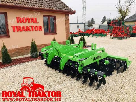 AGRIIMETAL 2.25M FÜGGESZTETT RÖVIDTÁRCSA,  ÉKGYŰRŰS HENGERREL - ROYAL TRAKTOR AGRIIMETAL 2.25M FÜGGESZTETT RÖVIDTÁRCSA,  ÉKGYŰRŰS HENGERREL - ROYAL TRAKTOR
