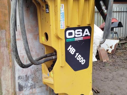 OSA HB1500 törőfej,  hidraulikus bontókalapács,  23-26 tonnás kotróra OSA HB1500 törőfej,  hidraulikus bontókalapács,  23-26 tonnás kotróra