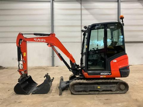Kubota KX 027-4 / 2020 / 1900 óra / 2 db kanál / Lízing 20%-tól Kubota KX 027-4 / 2020 / 1900 óra / 2 db kanál / Lízing 20%-tól