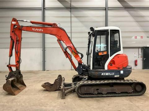 Kubota KX161-3 / 2007 / 4600 óra / 2 db kanál Kubota KX161-3 / 2007 / 4600 óra / 2 db kanál