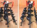 Talajfúró, földfúró 62 cm³/5,2 Le gödörfúró 1 és 2 személyes + 100, 150, 200-as fúró + 50 cm toldószár * BullTech