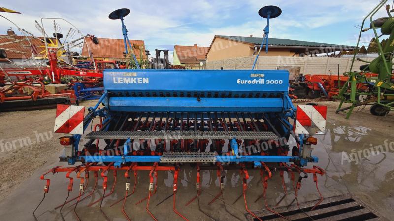 Lemken EuroDrill 3000 tárcsás vetőgép