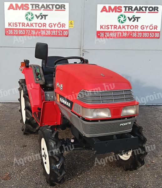 Yanmar F6 típusú összkerékhajtású,  háromhengeres,  15,5 LE-s kistraktor