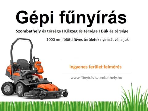Gépi fűnyírás Vas megyében Gépi fűnyírás Vas megyében