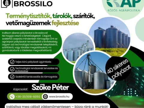 Brossiló – Terménytisztítók, magtárolók, gabonaszárítók, vetőmagüzemek, terménytároló silók – KAP Brossiló – Terménytisztítók, magtárolók, gabonaszárítók, vetőmagüzemek, terménytároló silók – KAP