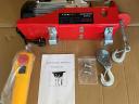 Elektromos csörlő 250kg - 500kg terhelésű,  6-12 m acélsodrony,  1020 W motor * Welnek Tools Professional * PA500 *