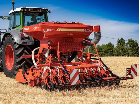 Eladó új pneumatikus SOLA NEU-P forgóborona + vetőgép 300/24, 350/28, 400/32