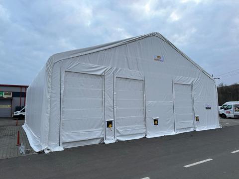 Ponyvacsarnok 18,3x36,6x7,6 m Ponyvacsarnok 18,3x36,6x7,6 m