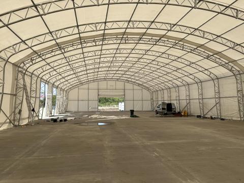 Ponyvacsarnok 25x50x8, 5 m Ponyvacsarnok 25x50x8, 5 m