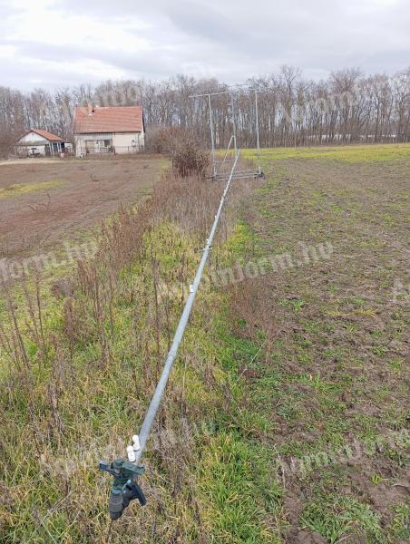 Egy szezont használt öntözőkonzol 50/200 Forrás öntöződobbal eladó