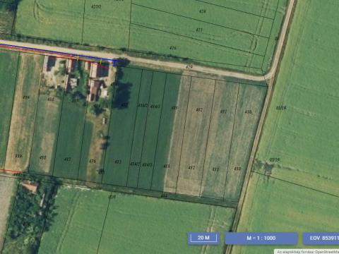 Építési telek eladó Bojt