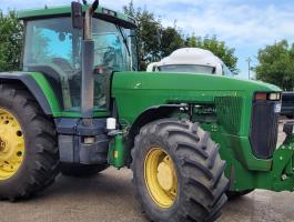 John Deere 8200 (210 LE, 8,1 l) + légfék + ikerkerék